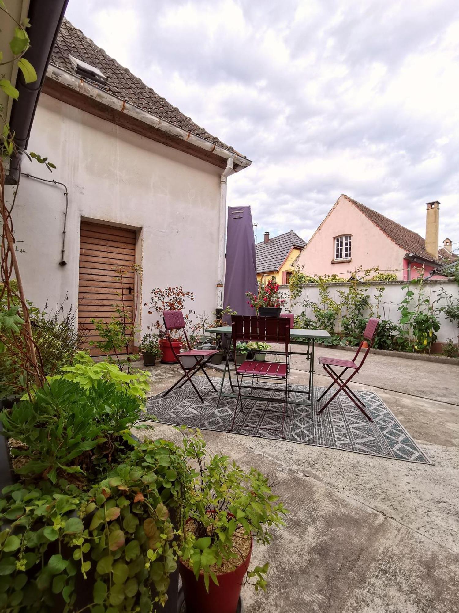 Entre Ville Et Vignes - Gite Classe 3 Etoiles Ingersheim Exteriör bild